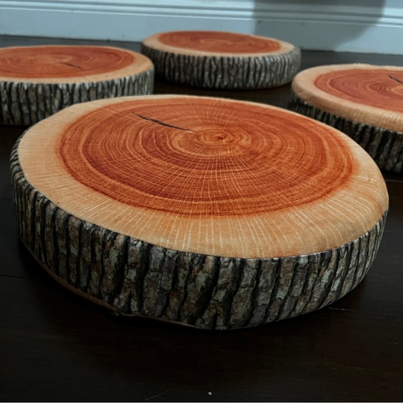 Tree Stump Floor Seat Cushions - Picture 3 of 5